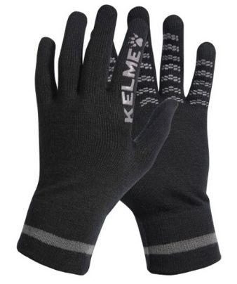 

Перчатки тренировочные Kelme ROAD черно-серые M 9881406.9015