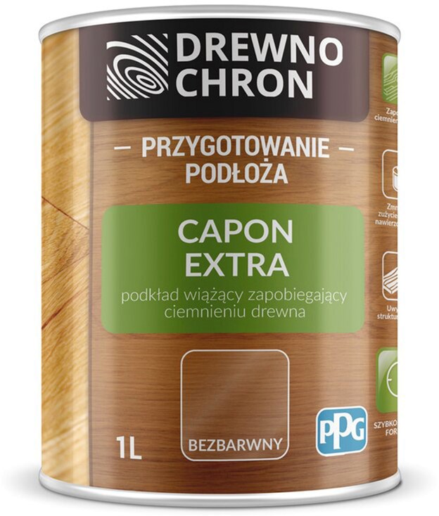 

Лак грунтовочный Drewnochron Capon Extra 1 л Бесцветный (DN-424248)