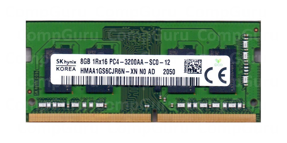 Ноутбучная оперативная память Hynix DDR4 8GB 3200MHz SO-DIMM 1Rx16 PC4 ...