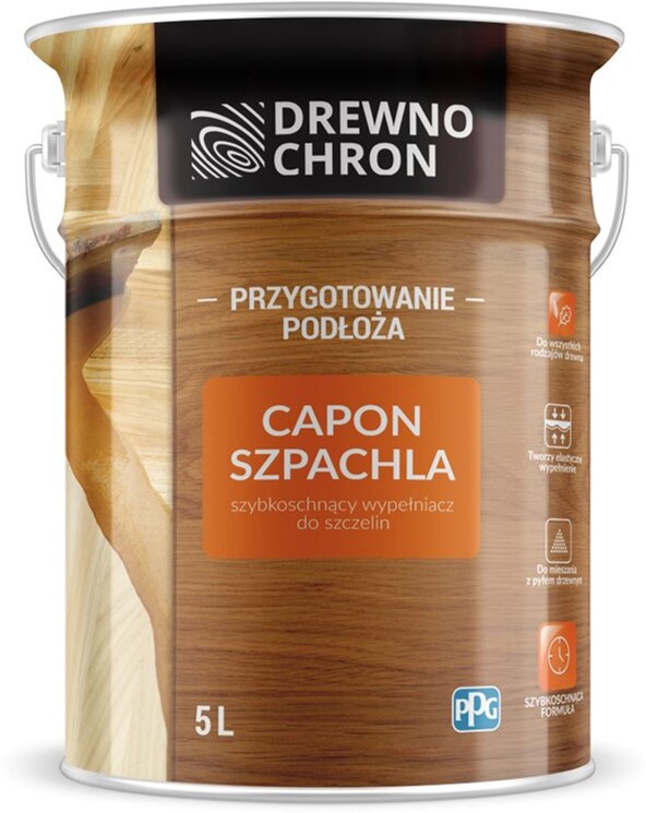 

Шпаклевка для дерева Drewnochron Capon 5 л (DN-424247)