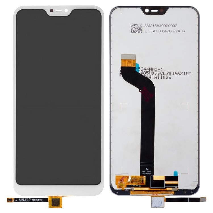 

Дисплей для Xiaomi Mi A2 Lite, Redmi 6 Pro с сенсором (тачскрином) белый