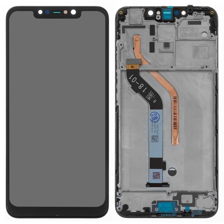 

Дисплей для Xiaomi Pocophone F1 с сенсором (тачскрином) и рамкой черный
