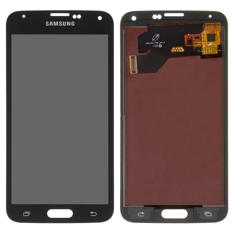 

Дисплей для Samsung G900 Galaxy S5 Duos с сенсором (тачскрином) черный TFT с регулировкой яркости
