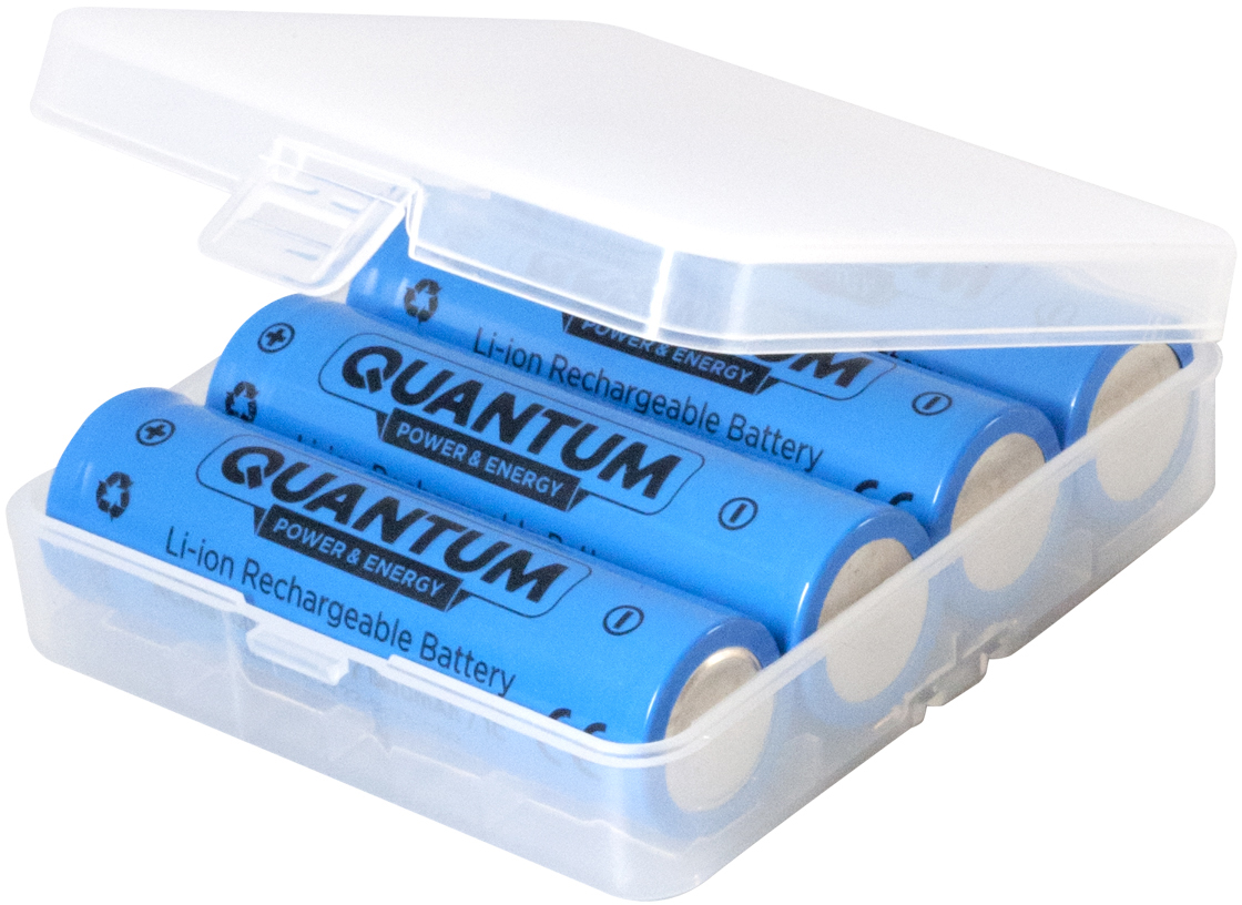 Набор аккумуляторов литий-ионных Quantum Li-ion ICR18650 2600 mAh с ...
