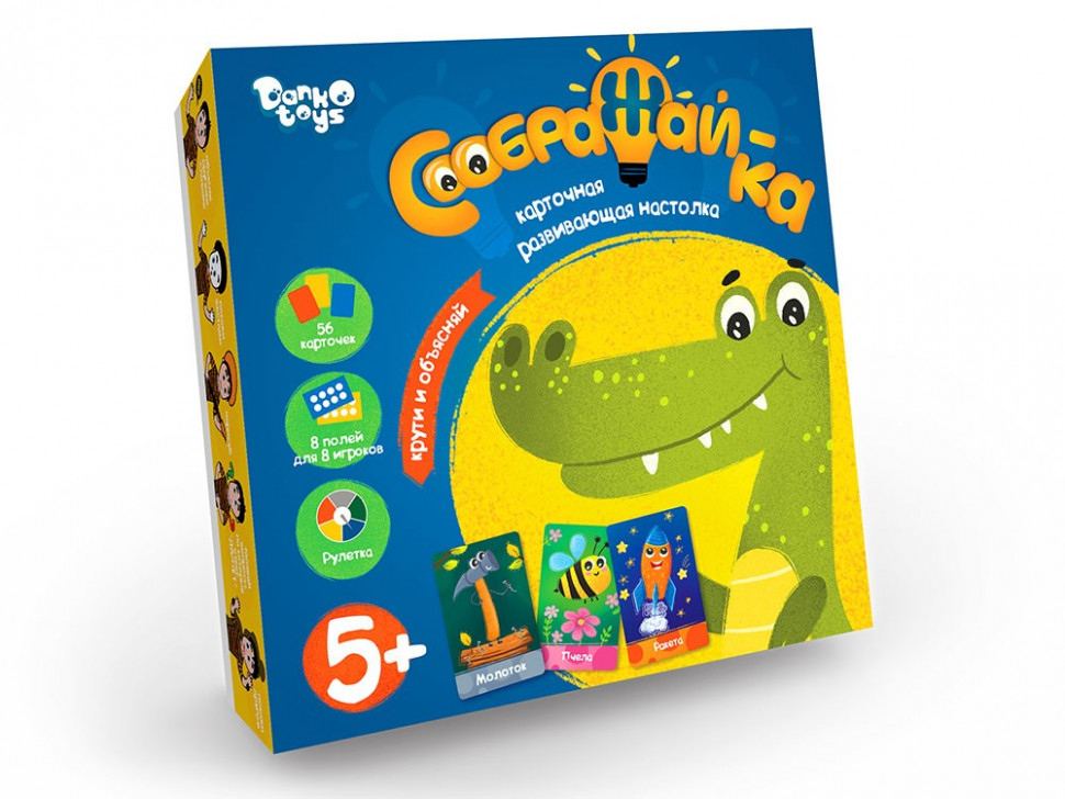 

Настольная игра ""Соображай-ка" рос. GSO-01-01 Danko Toys