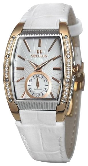 

Женские наручные часы Seculus 1667.2.1069 white, pvd cz stones