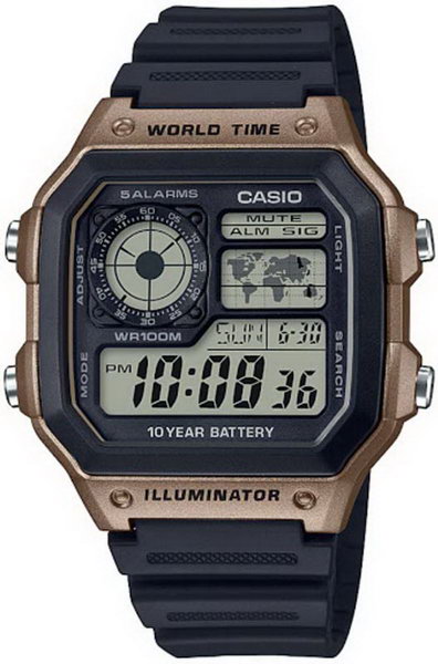 

Мужские наручные часы Casio AE-1200WH-5AVEF