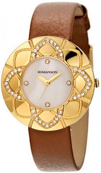 

Женские наручные часы Romanson RL1265TLGD WH