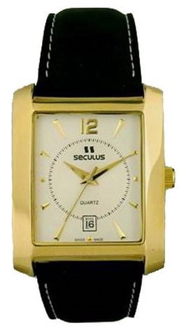 

Мужские наручные часы Seculus 4419.1.505 white ap-g, pvd, black leather