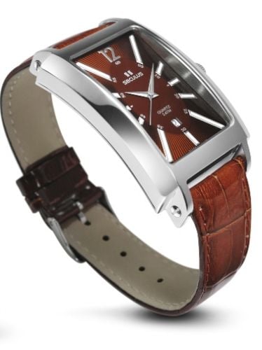 

Мужские наручные часы Seculus 4476.1.505 ss case, brown dial, brown leather