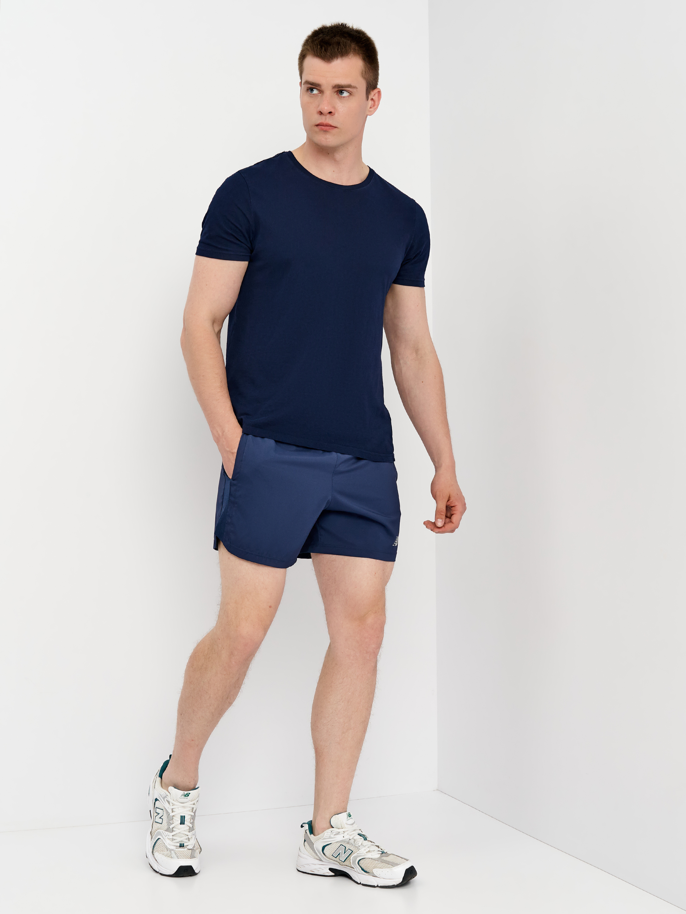 Спортивные шорты New Balance Accelerate 5 In MS23228NGO XL Синие ...