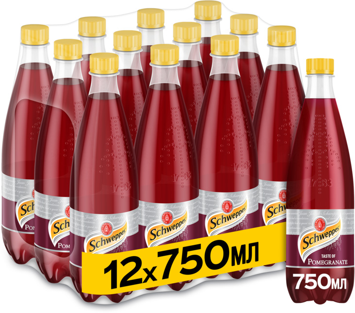 Упаковка напитка безалкогольного сильногазированного Schweppes ...