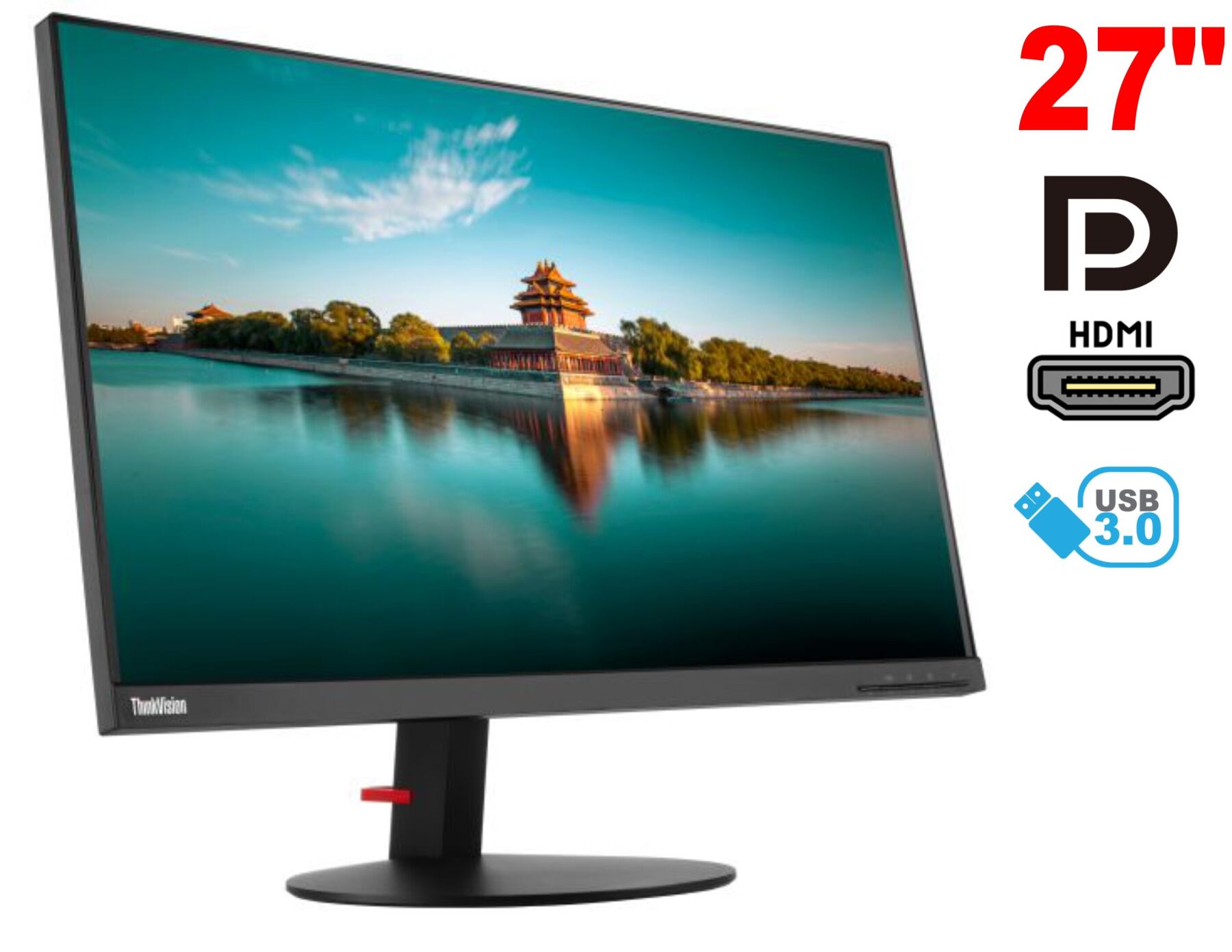 Монитор Lenovo ThinkVision P27h-10 / 27" IPS / 2x HDMI, 1x USB Type-C ...