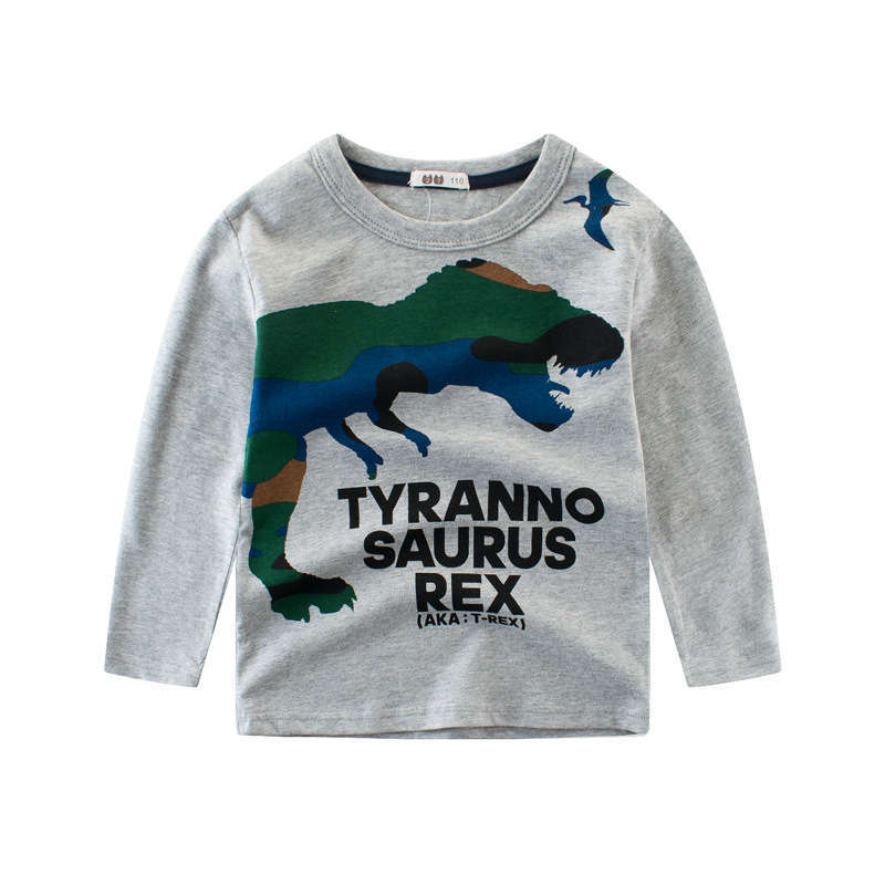 

Лонгслив для мальчика серый Tyrannosaurus 27 KIDS (150) Серый