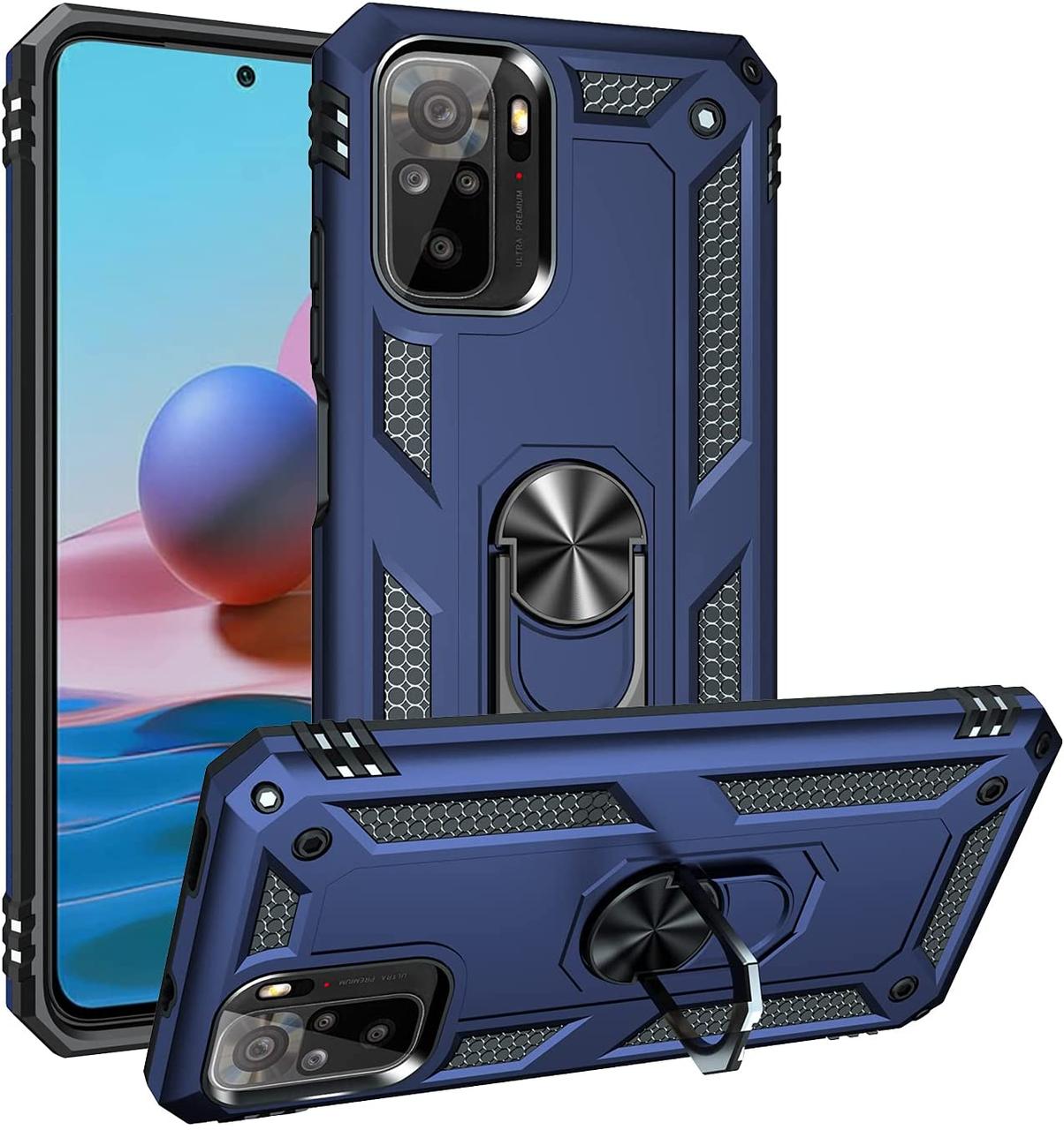 Чехол Shield для Xiaomi Poco M5s Бампер противоударный с кольцом ...