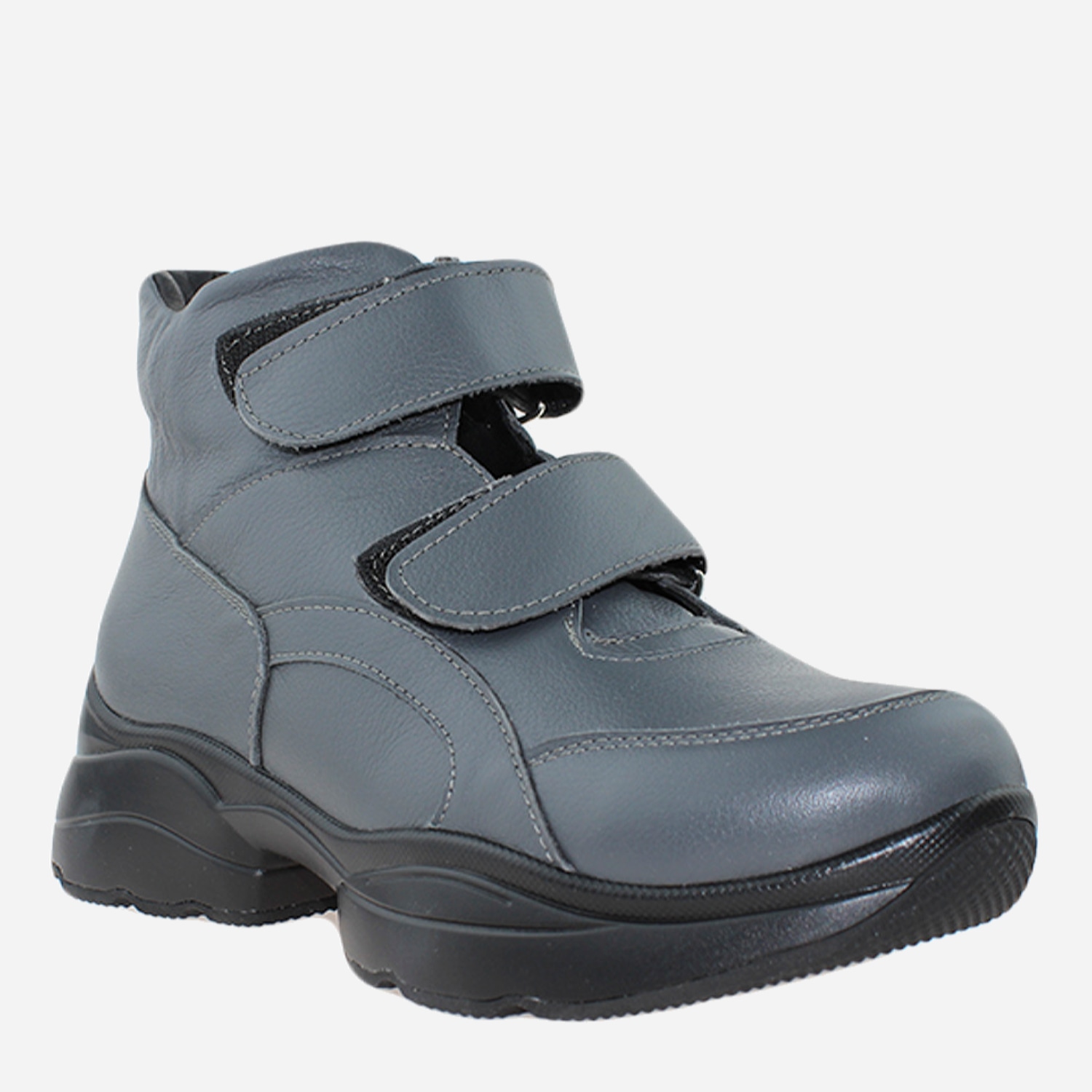 Акція на Жіночі зимові черевики високі Masis R2019-1 38 24 см Сірі від Rozetka