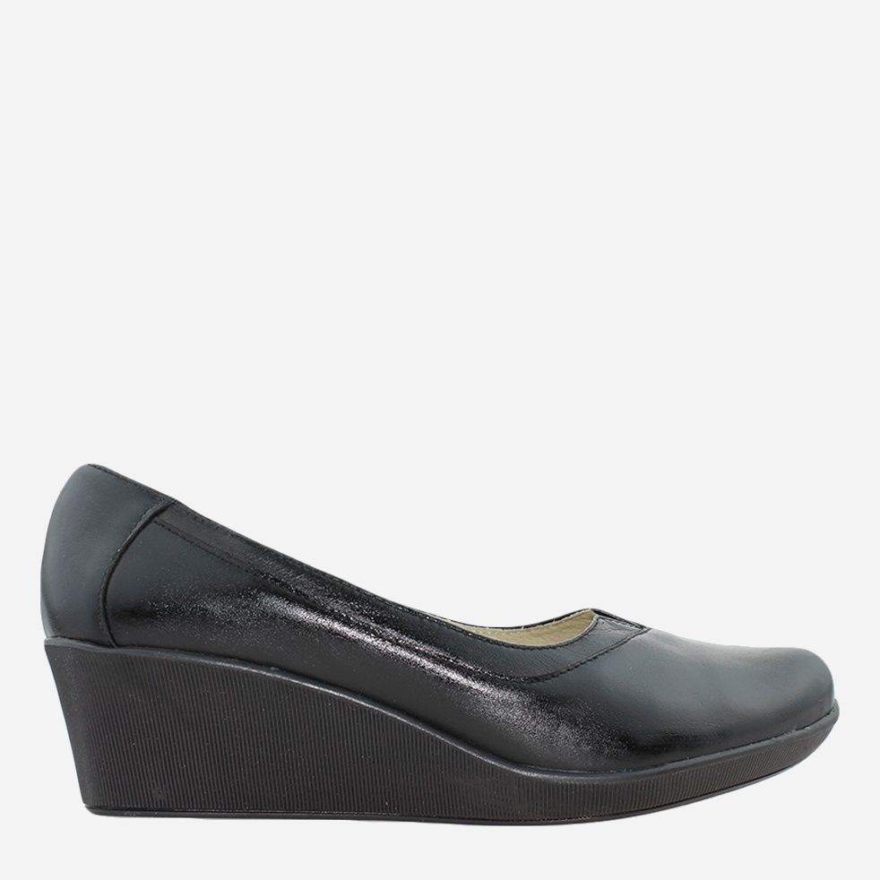 Акція на Жіночі туфлі зі шкіри Mane Shoes RM-601 38 24 см Чорні від Rozetka
