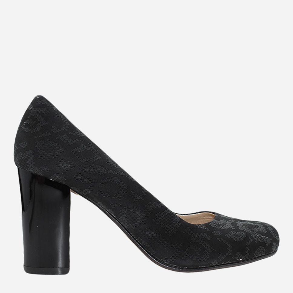 Акція на Жіночі туфлі зі шкіри Mane Shoes RM81 37 23.5 см Чорні від Rozetka