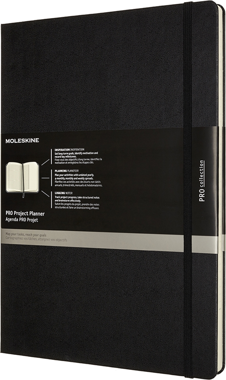 

Планировщик проектов Moleskine PRO А4 288 страниц Чёрный (8056420851380)