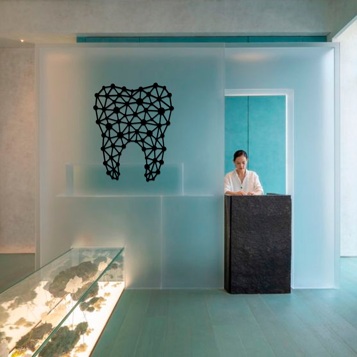 

Картина с дерева KoDi на стену Dental 100 см 300050