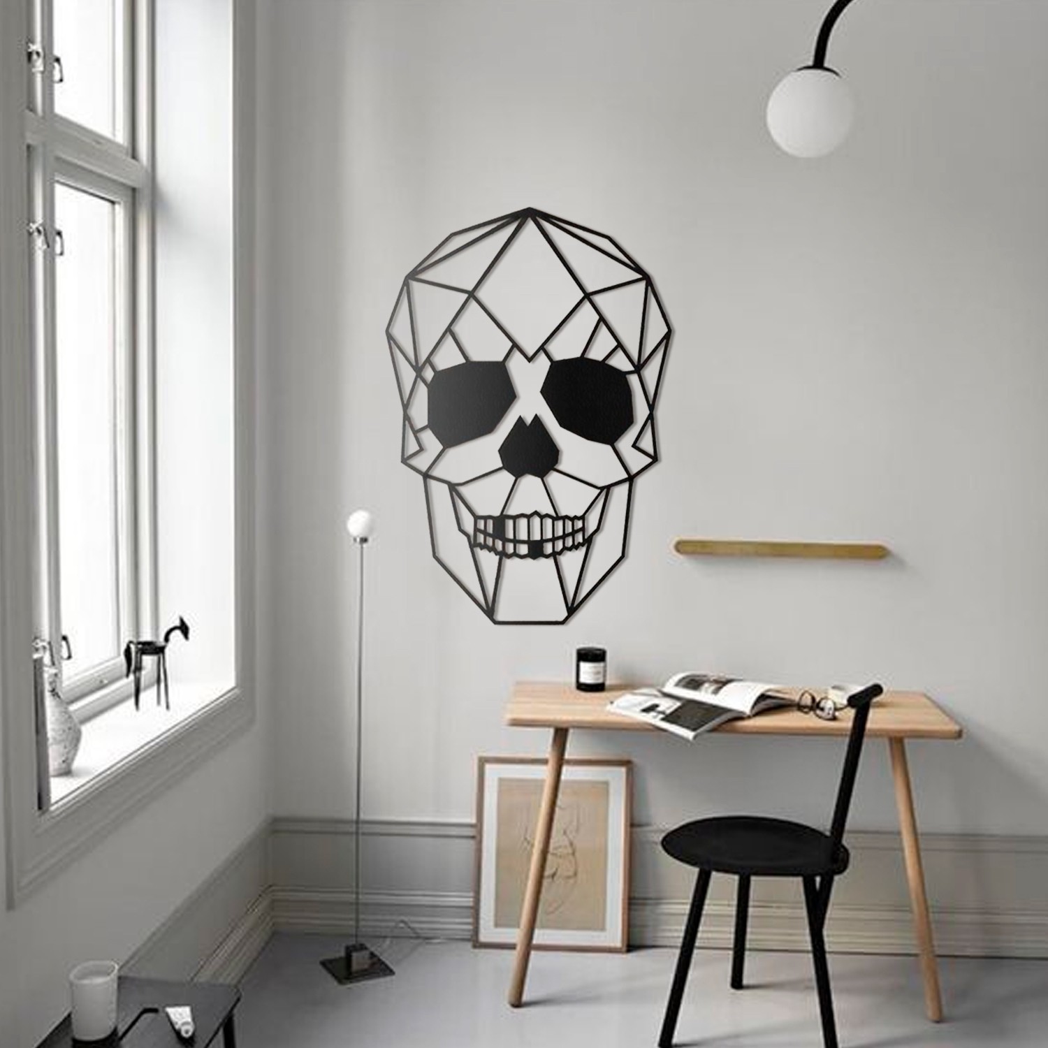 

Картина с дерева KoDi на стену Skull 75 см 300045