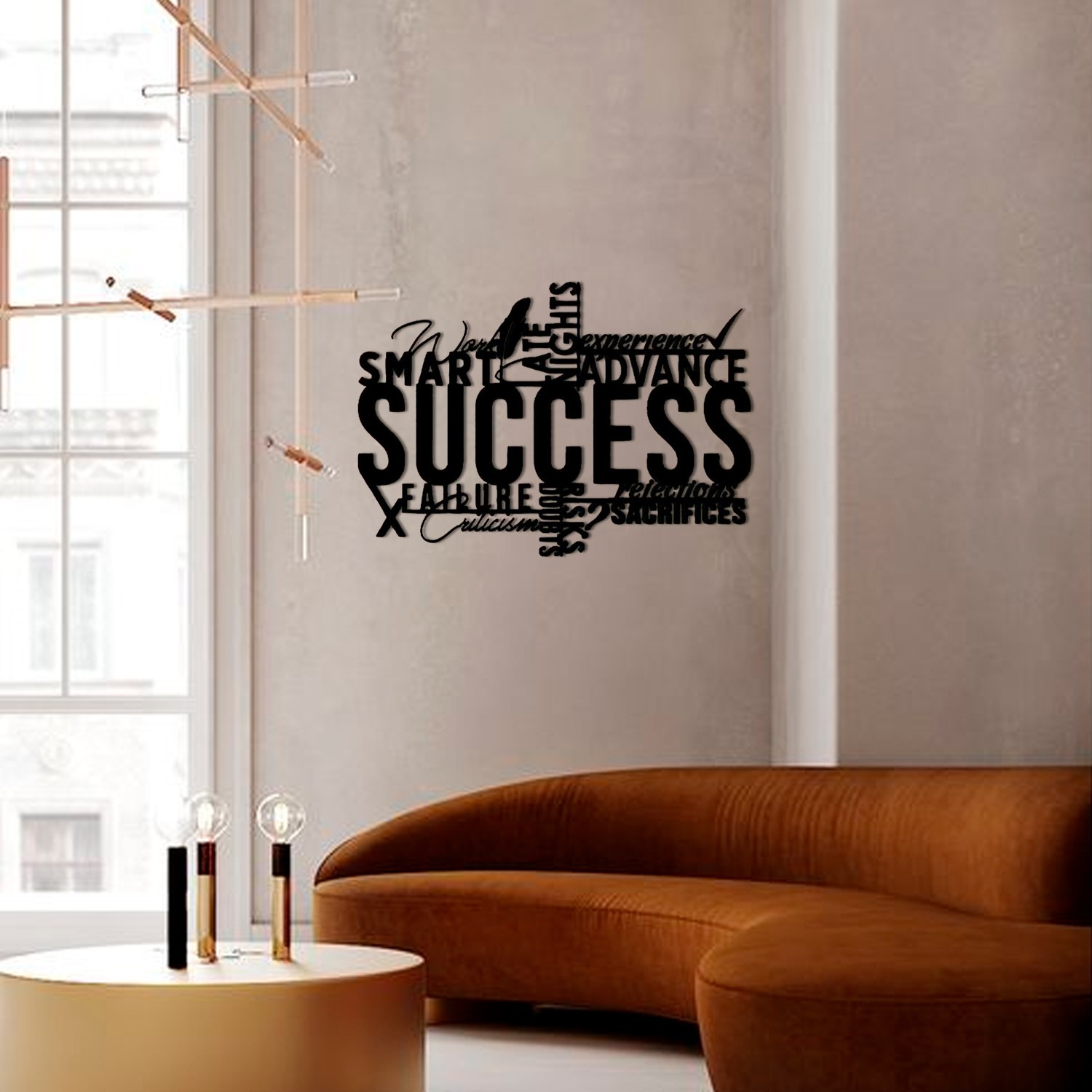 

Картина с дерева KoDi на стену Success 100 см 300048
