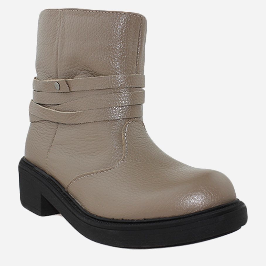 Акція на Жіночі зимові черевики високі Gampr RG18-56034-22 39 24.5 см Бежеві від Rozetka