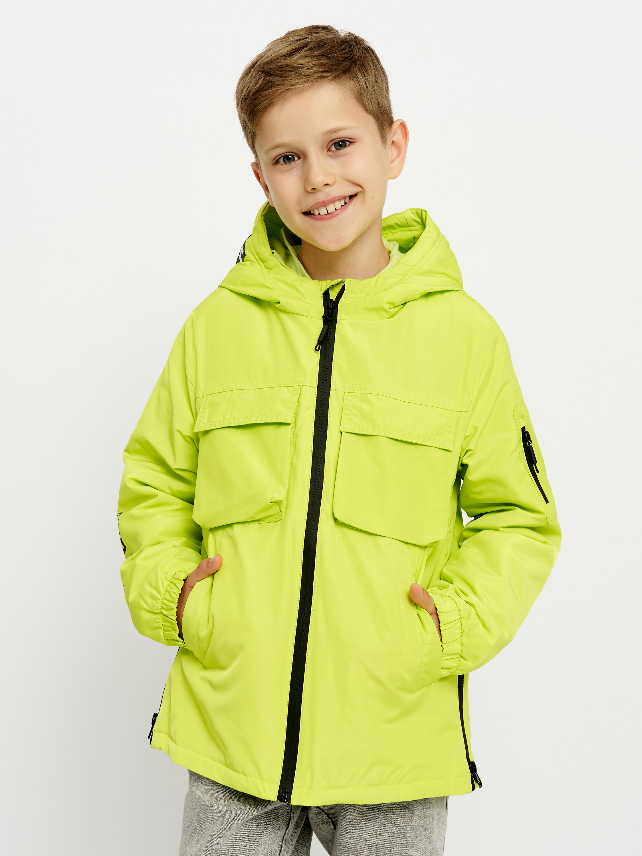 Акція на Дитяча демісезонна куртка для хлопчика Coccodrillo Outerwear Boy Kids WC3152711OBK-011 116 см від Rozetka