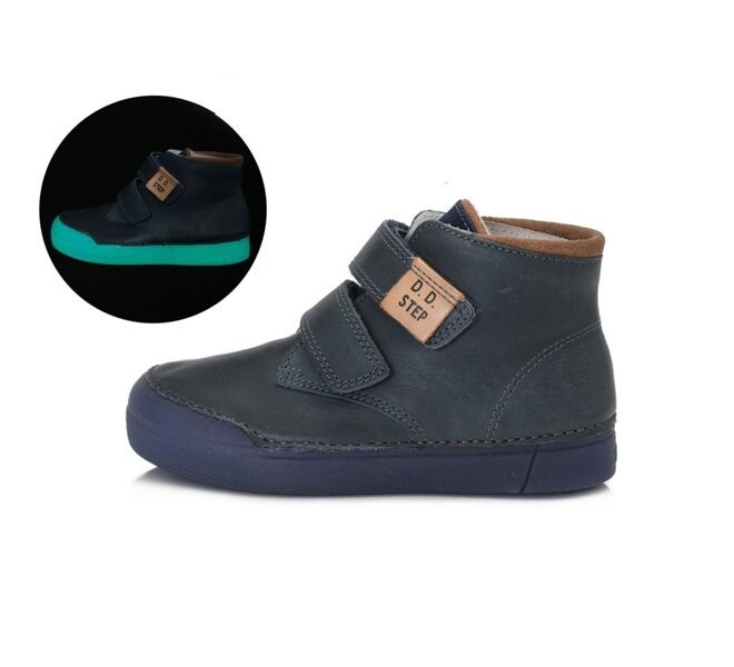 

Ботинки DD Step 068-380АL 34р синие