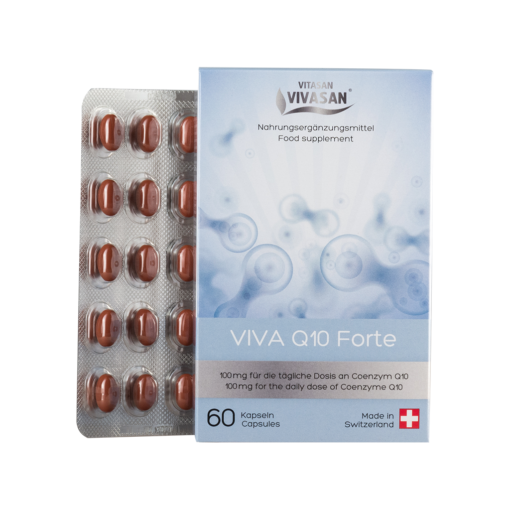

Натуральна добавка Vivasan Q10 форте ВІВА 60 шт