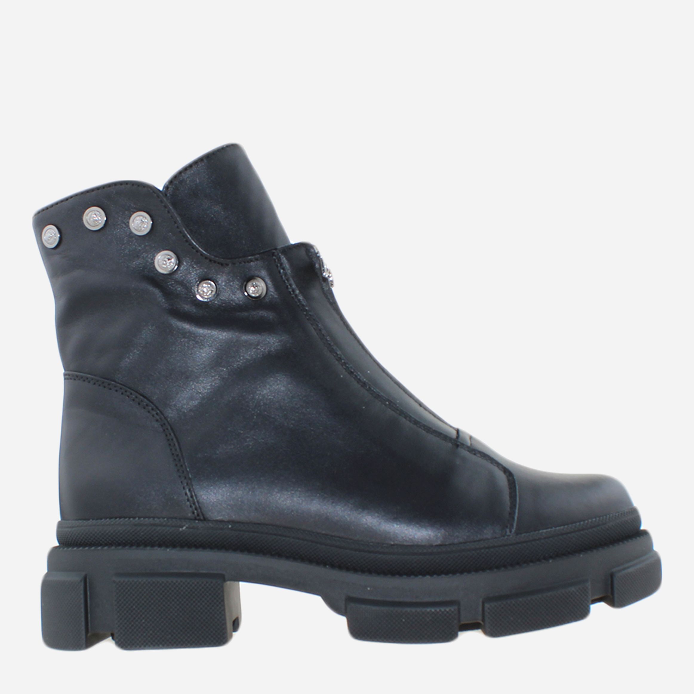 Акція на Жіночі зимові черевики високі Vikttorio RСаманта1Б 36 23 см Чорні від Rozetka