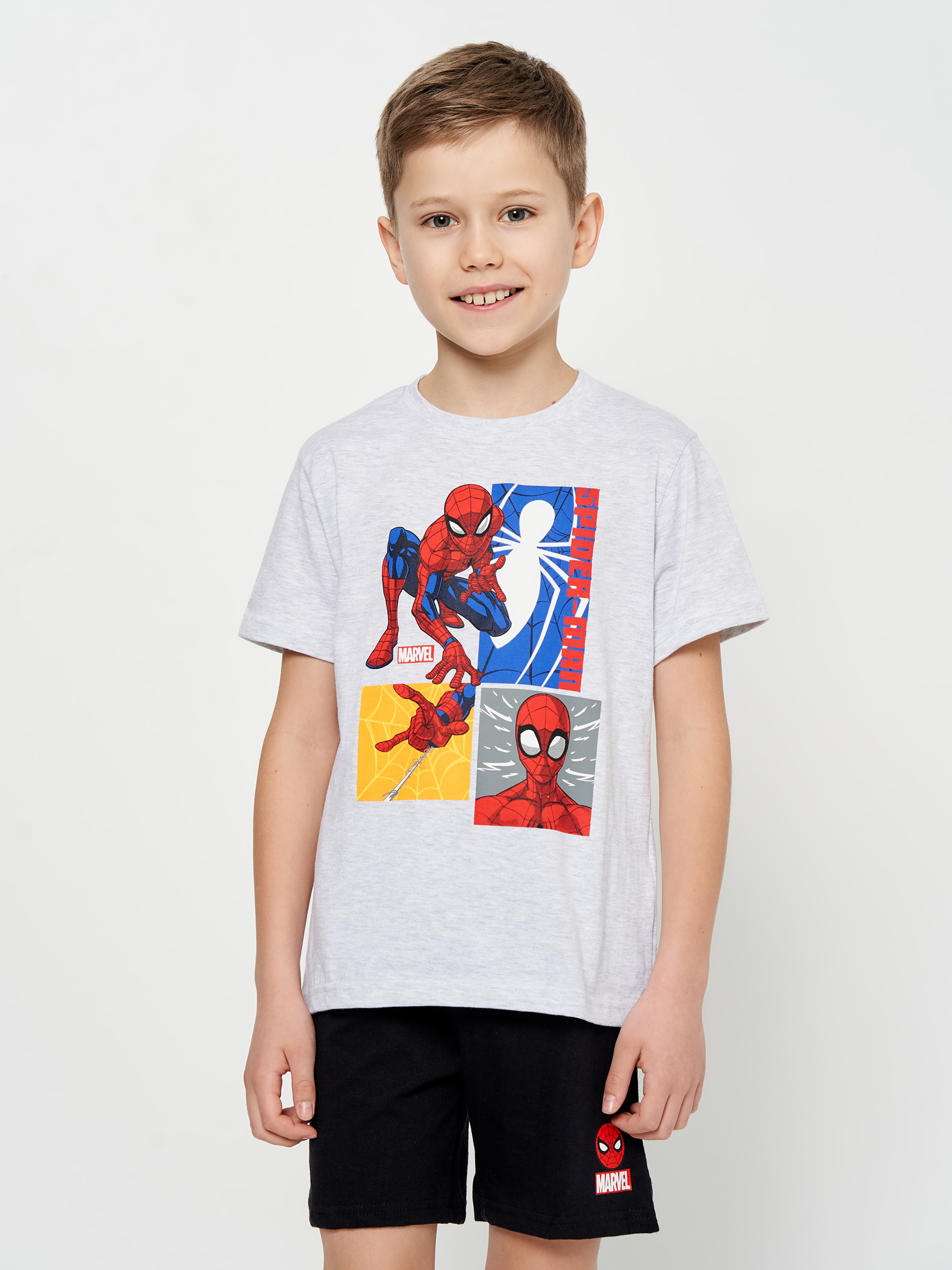 Акція на Комплект дитячий Disney Spider-Man SP S 52 04 1260 116 см Сірий/Чорний від Rozetka