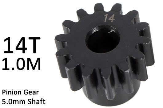 

Team Magic M1.0 Pinion Gear for 5mm Shaft 14T