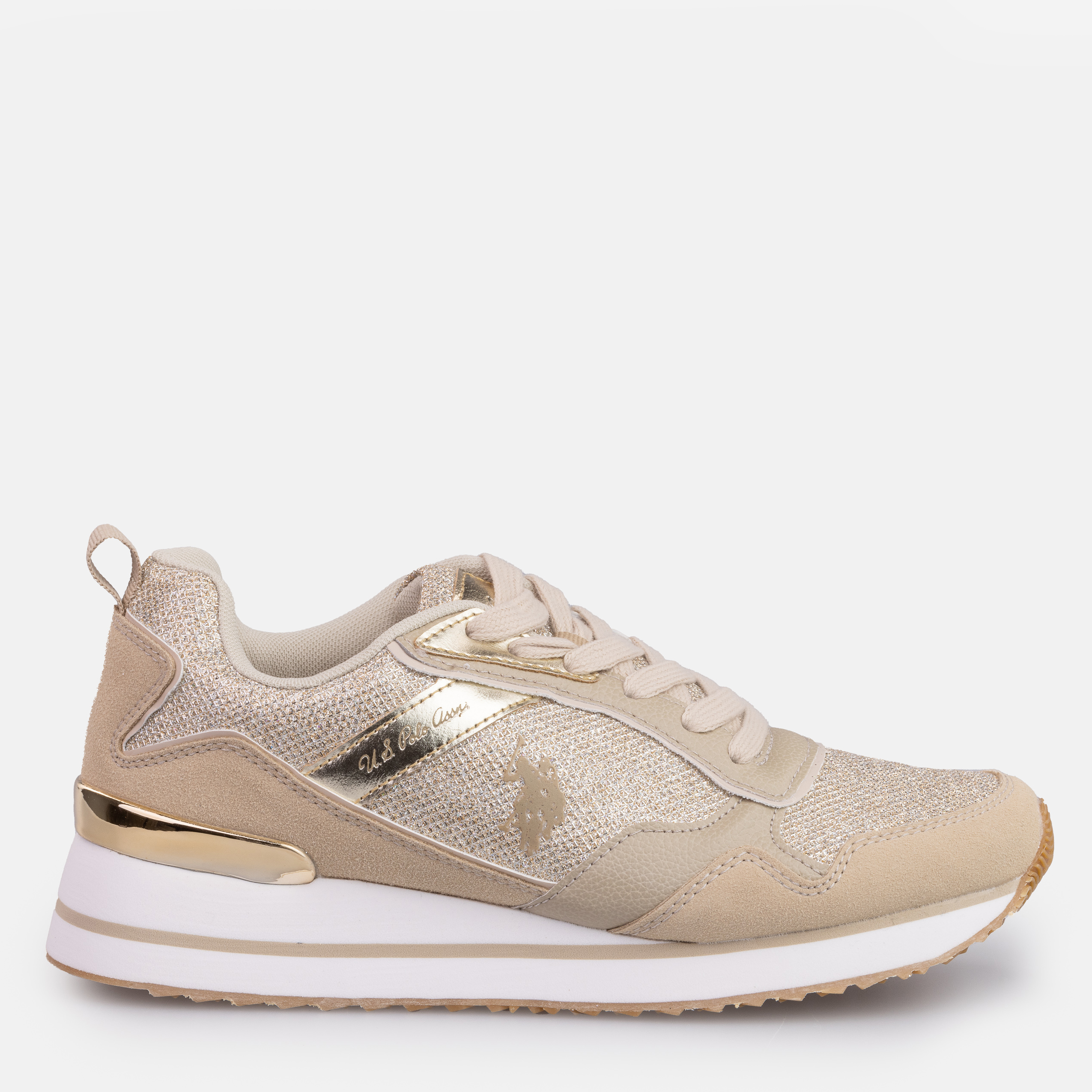 Женские кроссовки U.S. Polo Assn Sneaker FEY003WBHT1 39 Бежевые ...