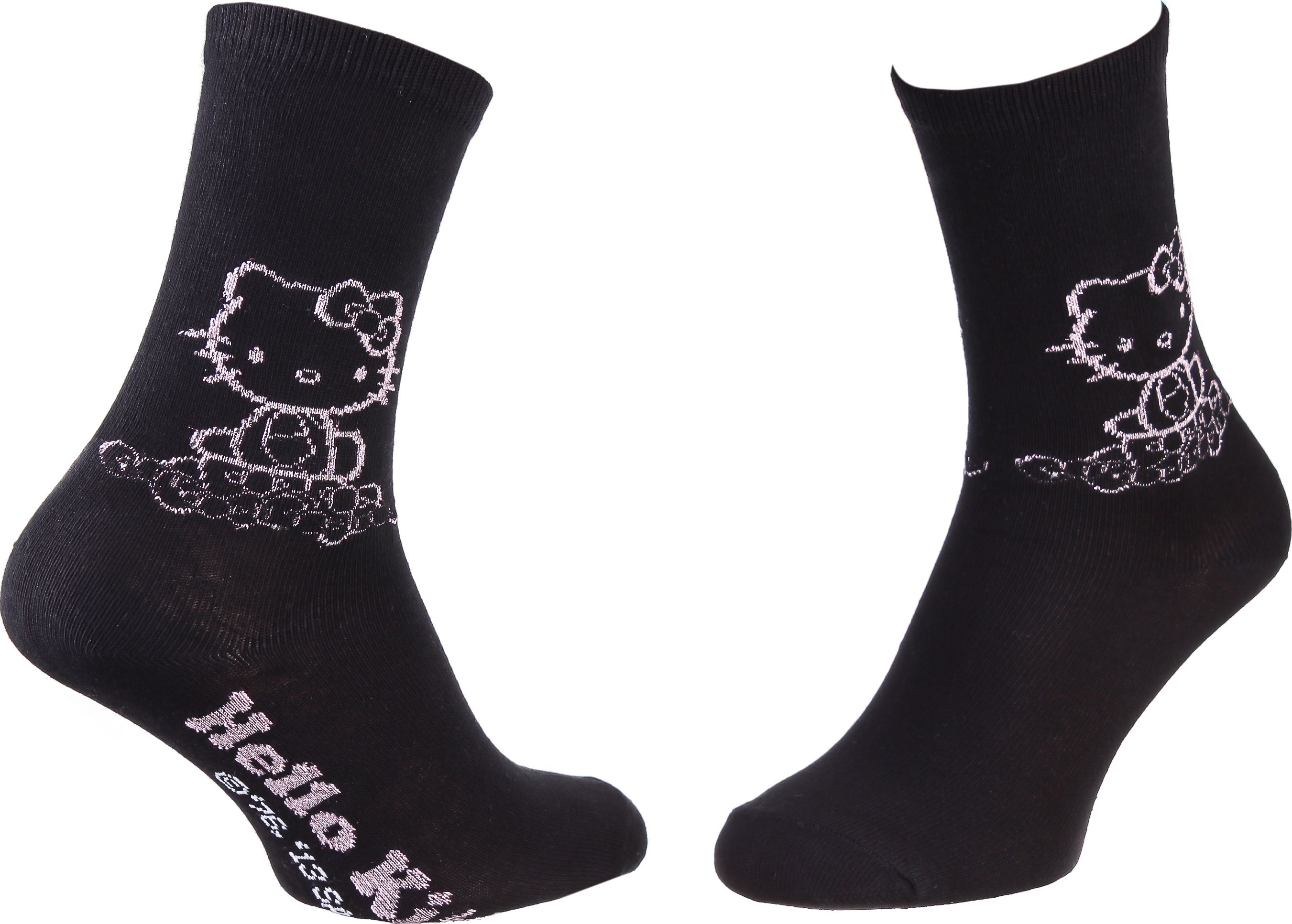 

Носки Disney Hello Kitty 13849551-5 - Черные, Носки Disney Hello Kitty 13849551-5 35-41 Черные