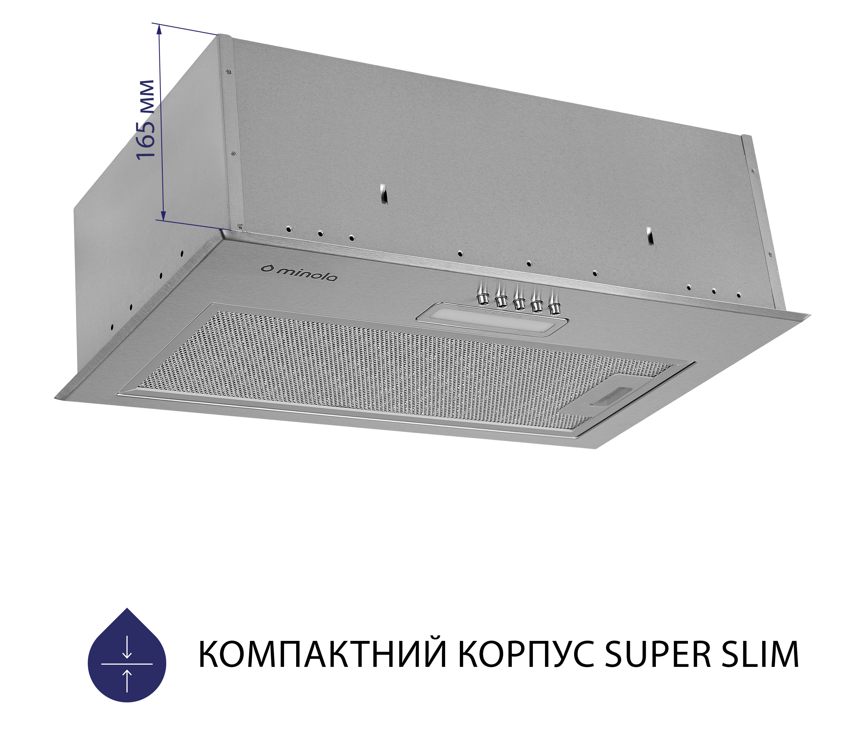 Витяжка Minola HBI 5614 I 1000 LED — фото 2