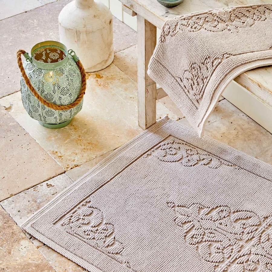 

Набор ковриков Karaca Home - Milly krem кремовый 60*100+50*60