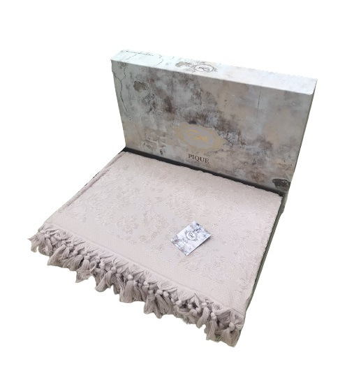 

Махровая простынь Пике Sikel жаккард Lilyum pudra 200*220 см пудра (ts-01342)