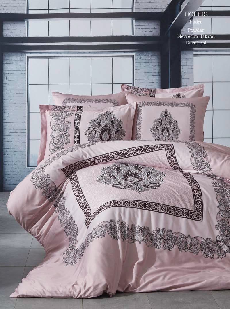 

Комплект постельного белья The Club Cotton сатин Butica Hollis евро