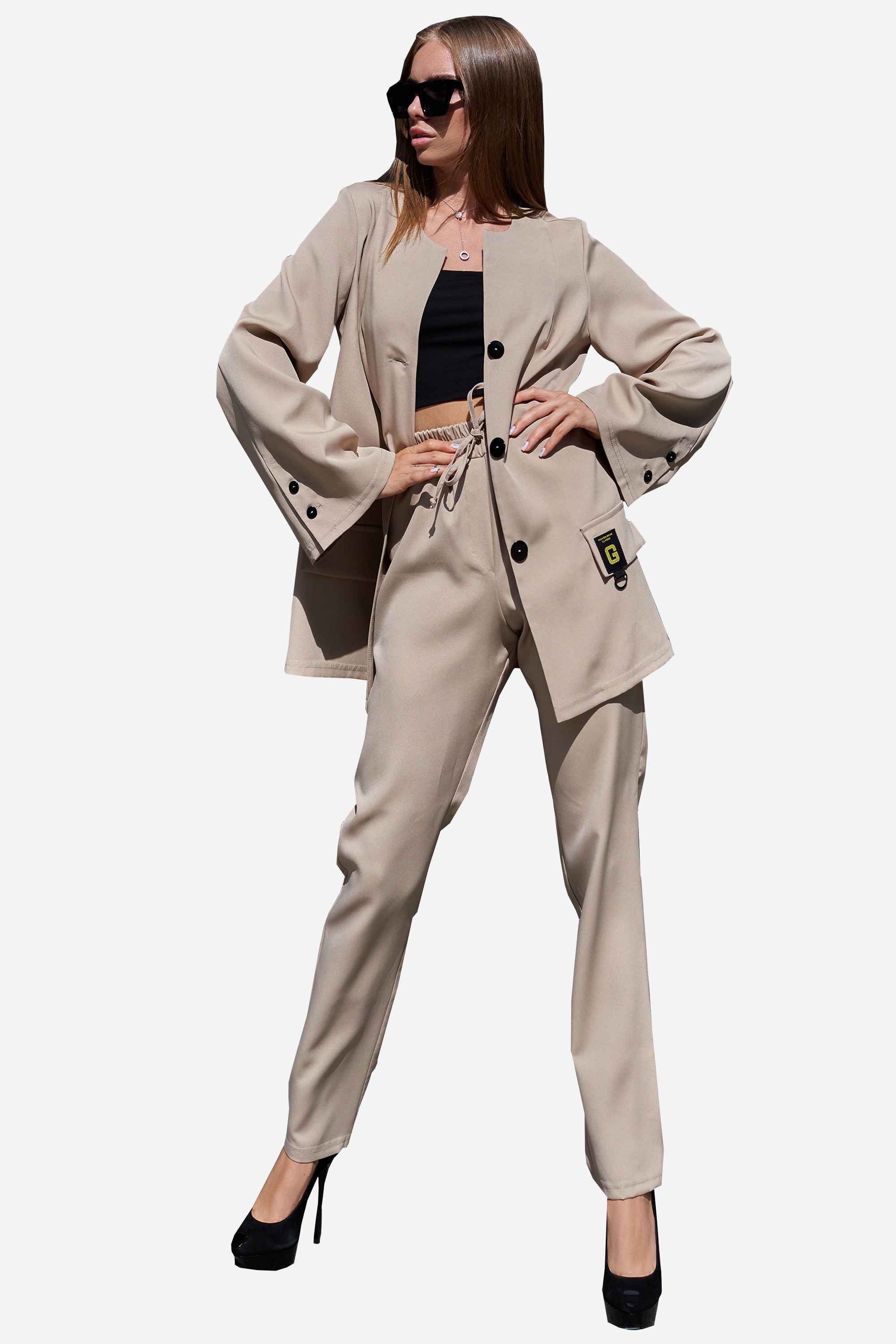 

Костюм Jadone Fashion Сантония L (46) Бежевый