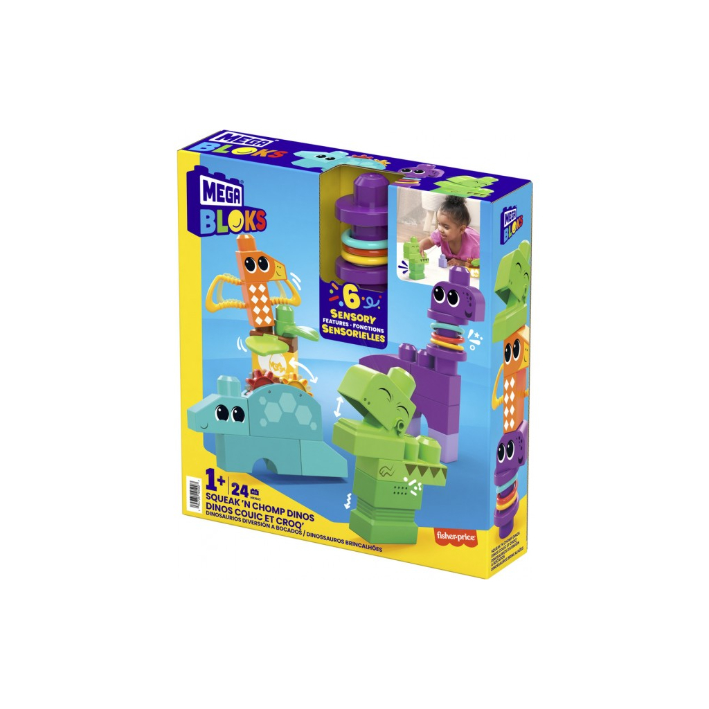 Конструктор Mega Bloks Веселые зверьки со звуковыми эффектами (HKN43 ...