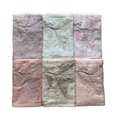 

Набор махровых полотенец Sikel 3D Bamboo Argente 70*140 6 шт (ts-6001348)