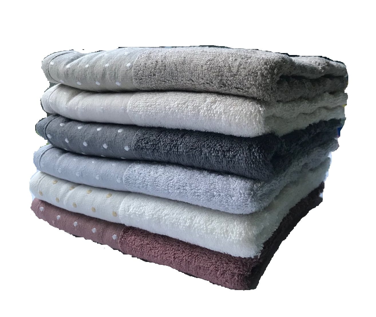 

Набор махровых полотенец Miss Cotton Bamboo Pirlanta 70*140 6 шт (ts-01696)