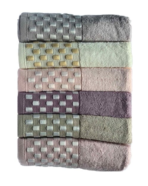 

Набор махровых полотенец Miss Cotton Bamboo Dama 70*140 6 шт (ts-6001100)