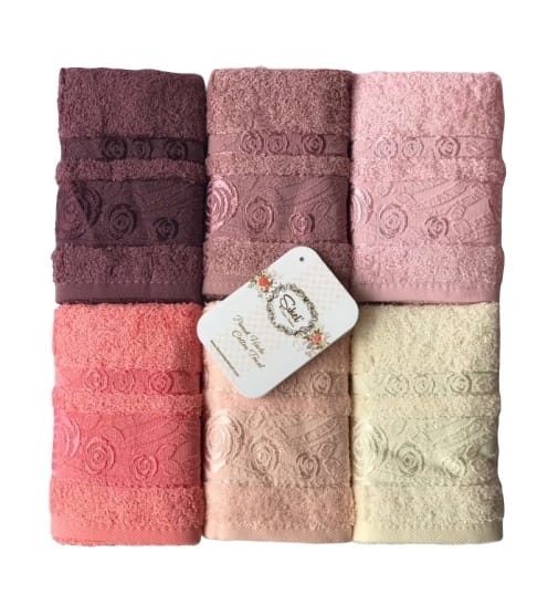 

Набор махровых полотенец Sikel Cotton Rose Garden 50*90 6 шт (ts-6001201)