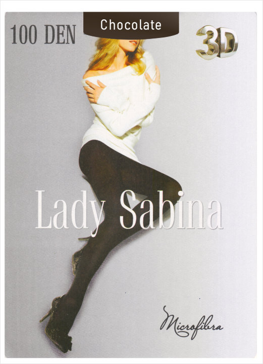 

Колготки Lady Sabina 100 Den 3D size 2-M Chocolate LS1003D2CHC