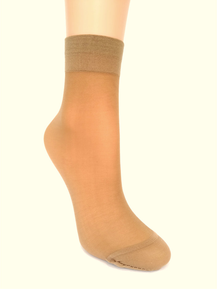 

Носочек женский Лайкра Гладь Lady Sabina 40 Den Beige 10 пар SOX40LGBEG