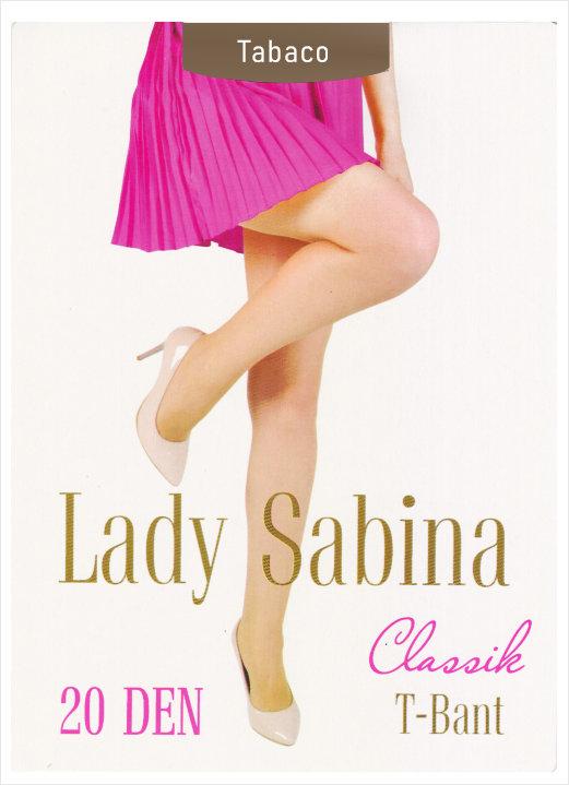 

Колготки Lady Sabina 20 Den T-Bant size 5-2XL Tabaco LS20TB5TAB