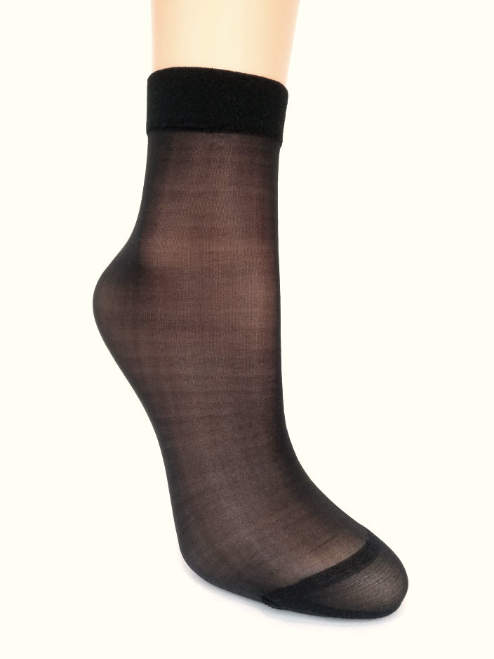 

Носочек женский Лайкра Гладь Lady Sabina 40 Den Nero 10 пар SOX40LGNER