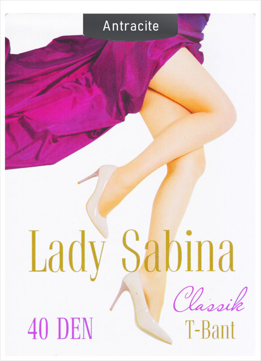 

Колготки Lady Sabina 40 Den T-Bant size 5-2XL Antracite LS40TB5ANT
